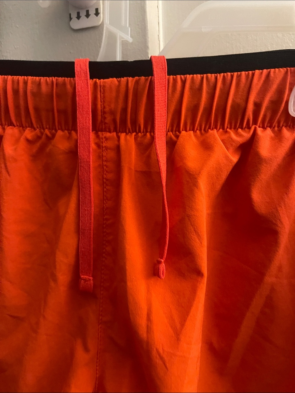 Nike Women's Full Flex 2-in-1 Twist Shorts Crimson Orange Black Size Medium NWOT - Picture 5 of 12